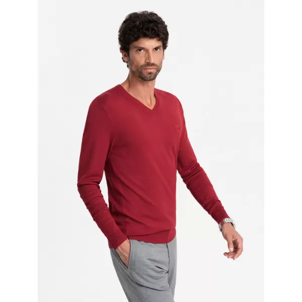  Moški pulover OMBRE OM-SWBS-0107 RDEČA 