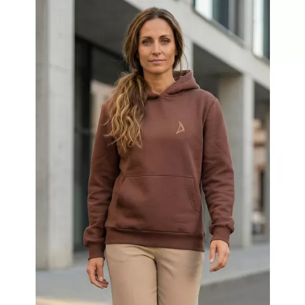  Ženski pulover ALTISPORT BYB/ALW002BY289 ČOKOLADNO RJAVA 