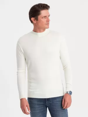 Moški pulover OMBRE OM-SWTN-0100 SMETANA