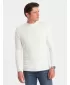 Moški pulover OMBRE OM-SWTN-0100 SMETANA