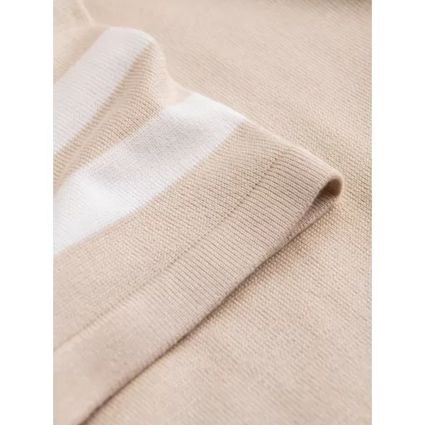  Moška T -majica z ovratnikom OMBRE OM-POSS-0118 BEŽ 