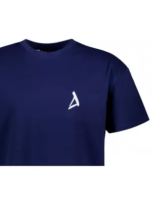 Moška prevelika majica s kratkimi rokavi ALTISPORT BYB/ALM002BY102 TEMNO MODRA