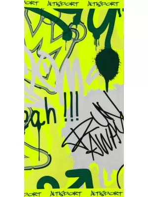 Vrhunski grelnik za vrat ALTISPORT VOJ/ALU054NAK01 FLUORESCENTNO ZELENA