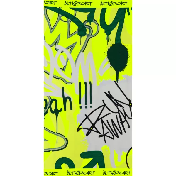  Vrhunski grelnik za vrat ALTISPORT VOJ/ALU054NAK01 FLUORESCENTNO ZELENA 