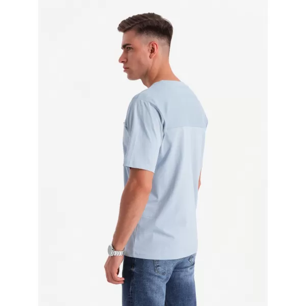  Srajca OMBRE OM-TSCT-0171 SVETLO MODRA 
