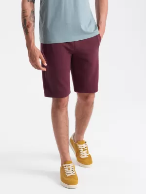 Kratke hlače OMBRE OM-SRBS-0149 MAROON