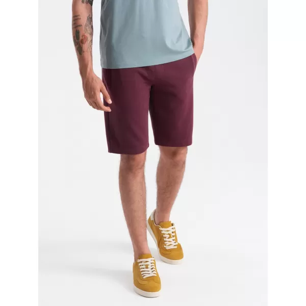  Kratke hlače OMBRE OM-SRBS-0149 MAROON 