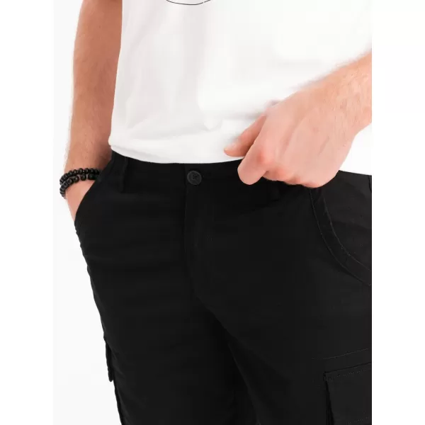  Kratke hlače OMBRE OM-SRCG-0133 ČRN 