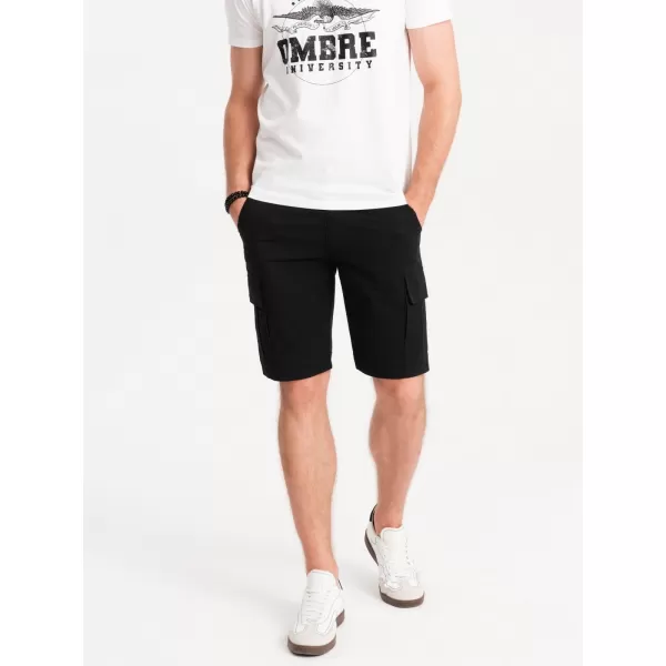  Kratke hlače OMBRE OM-SRCG-0133 ČRN 