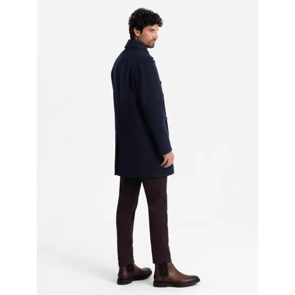  Moški plašč OMBRE OM-COWC-0109 INDIGO 