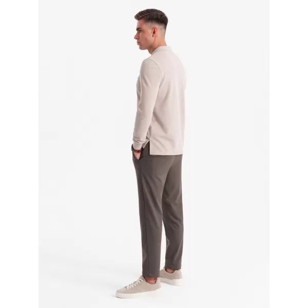  Srajca OMBRE OM-POLS-0131 PEPEL 
