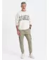 Hlače OMBRE OM-PAJO-0125 KHAKI