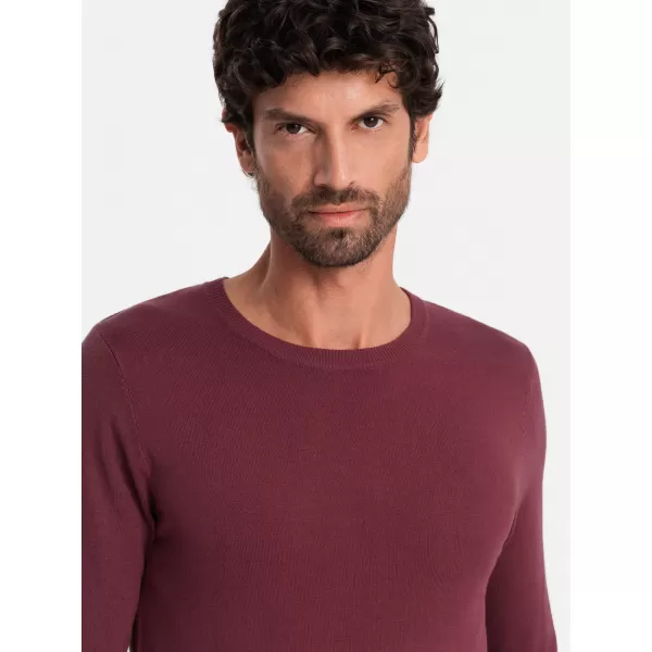  Moški pulover OMBRE OM-SWBS-0106 BURGUND 