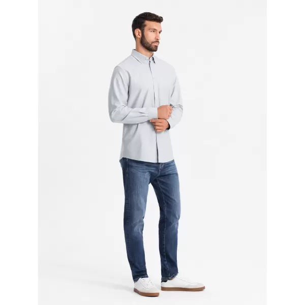  Srajca OMBRE OM-SHOS-0172 MODRO 