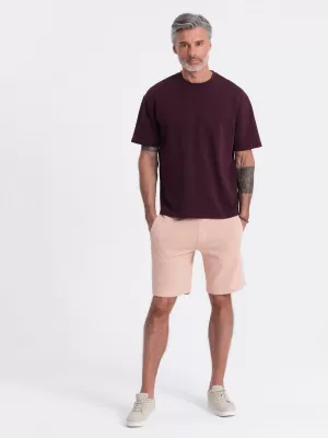 Kratke hlače OMBRE OM-SRBS-0139 V PRAHU ROZA