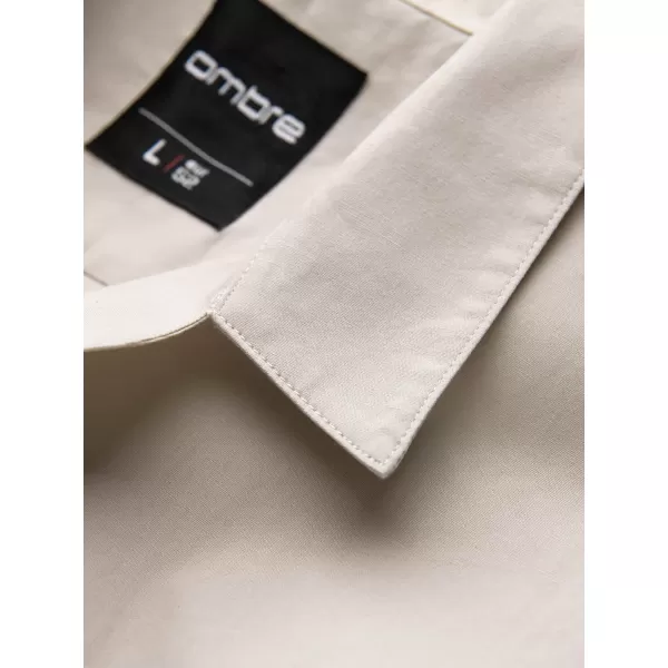  Srajca OMBRE OM-SHSS-0168 SMETANA 