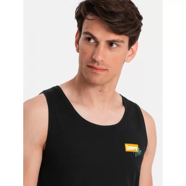  Tank Top OMBRE OM-TSTT-0191 ČRN 