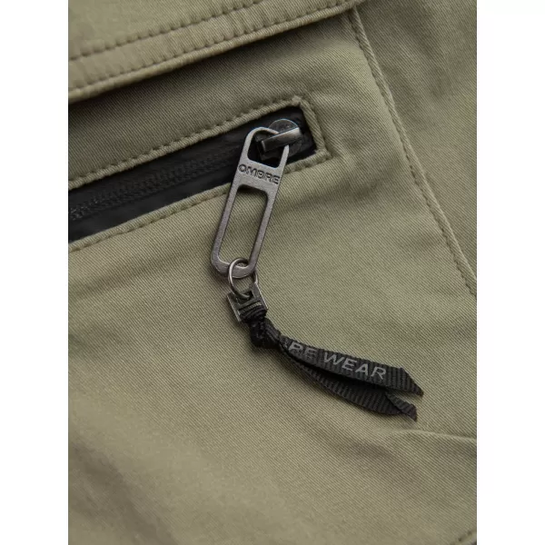  Hlače OMBRE OM-PAJO-0125 KHAKI 