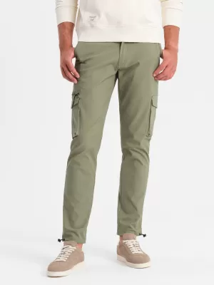 Hlače OMBRE OM-PACG-0196 OLJK