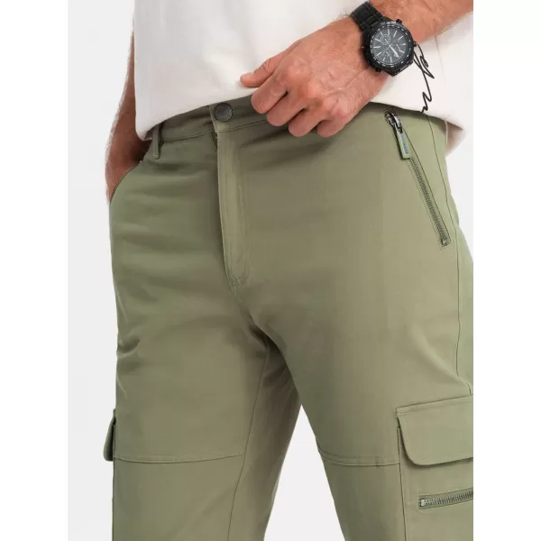  Hlače OMBRE OM-PACG-0204 OLJK 