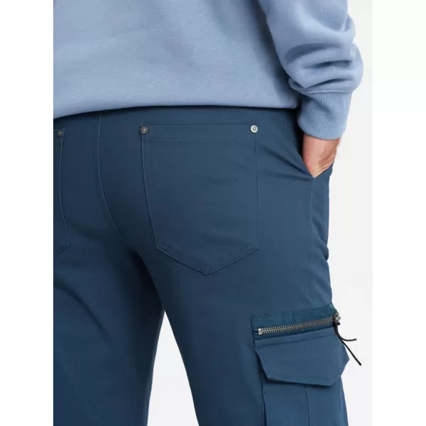  Hlače OMBRE OM-PACG-0196 TEMNO MODRA 