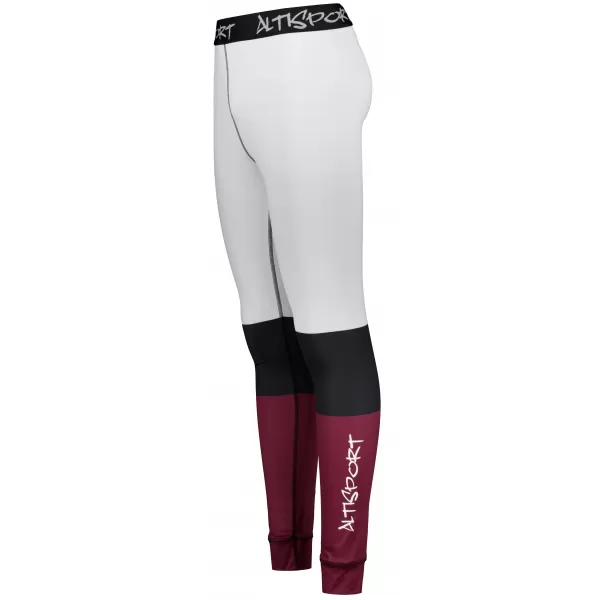  Moške premium funkcionalne termo hlače ALTISPORT VOJ/ALM051TER02 BORDO 
