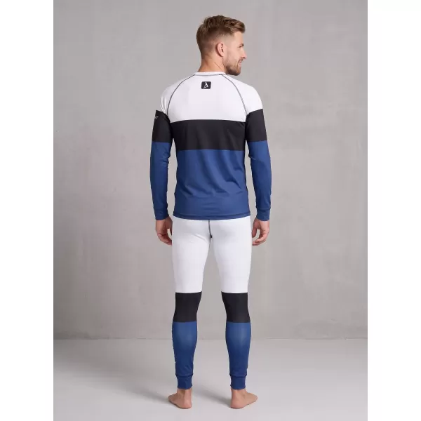  Moške premium funkcionalne termo hlače ALTISPORT VOJ/ALM051TER02 BELO MODRA 