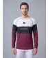 Moška premium termo majica z dolgimi rokavi ALTISPORT VOJ/ALM051TER01 BORDO