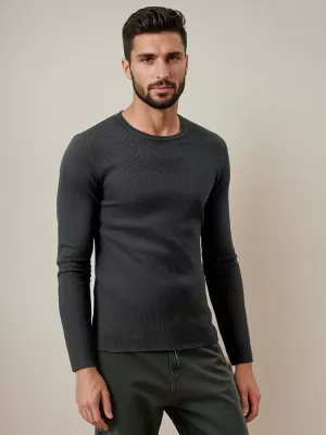 Moški pulover DSTREET wx2293 TEMNO SIVA