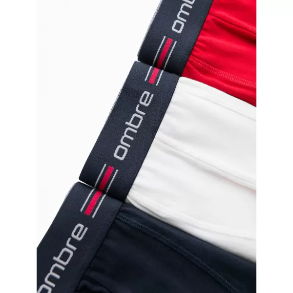  Kratke hlače OMBRE OM-UNBO-0109 3 PACK MIX BELA 