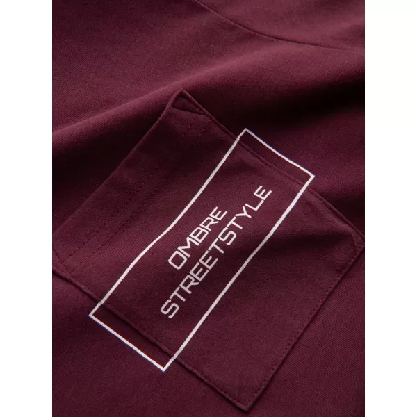  Srajca OMBRE OM-TSCT-0108 MAROON 