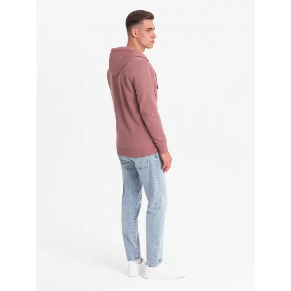  Moška jopica OMBRE OM-SSBZ-0160 TEMNO ROZA 