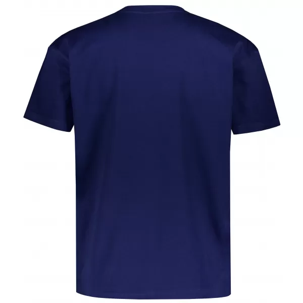  Moška prevelika majica s kratkimi rokavi ALTISPORT BYB/ALM002BY102 TEMNO MODRA 