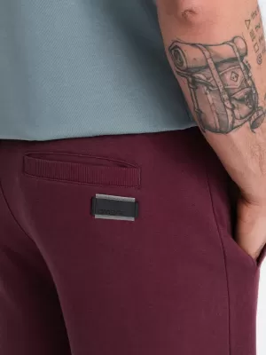 Kratke hlače OMBRE OM-SRBS-0149 MAROON
