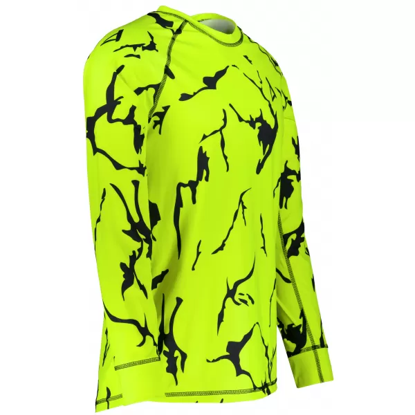  Moška premium termo majica z dolgimi rokavi ALTISPORT VOJ/ALM052TER01 NEONSKO ZELENA 