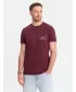 Srajca OMBRE OM-TSCT-0108 MAROON