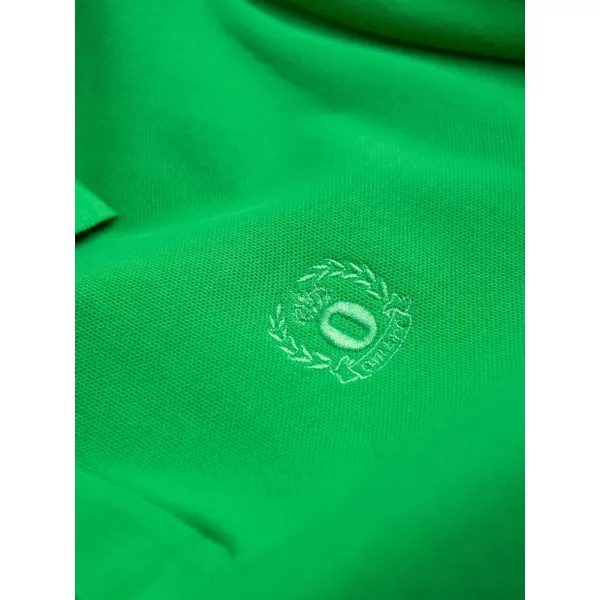  Moška T -majica z ovratnikom OMBRE OM-POBS-0100 NEON ZELENA 