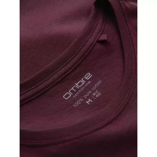  Srajca OMBRE OM-TSBS-0146 MAROON 