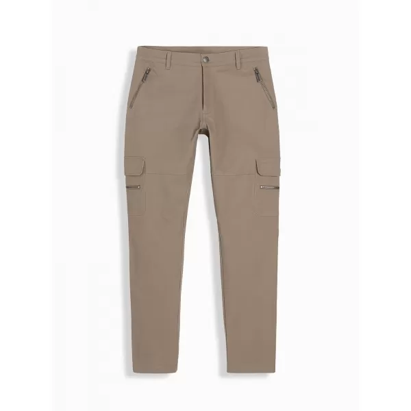  Hlače OMBRE OM-PACG-0204 KHAKI 