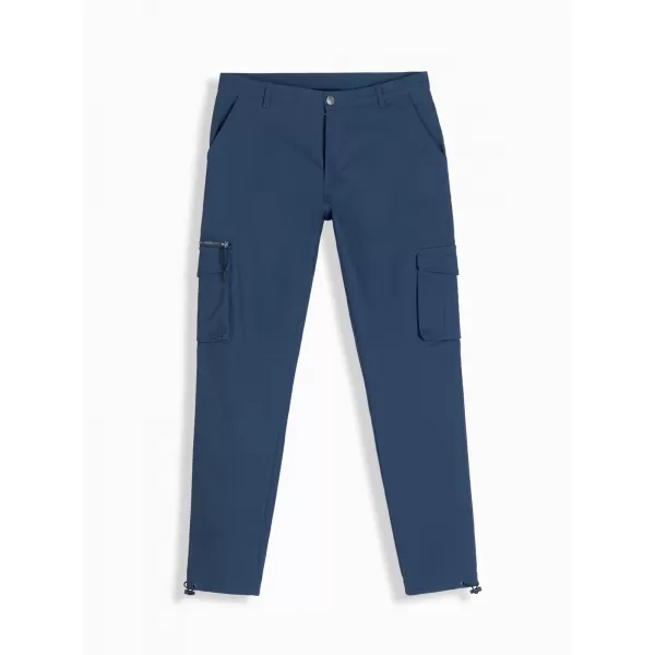  Hlače OMBRE OM-PACG-0196 TEMNO MODRA 