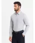 Srajca OMBRE OM-SHCS-0174 SIVA
