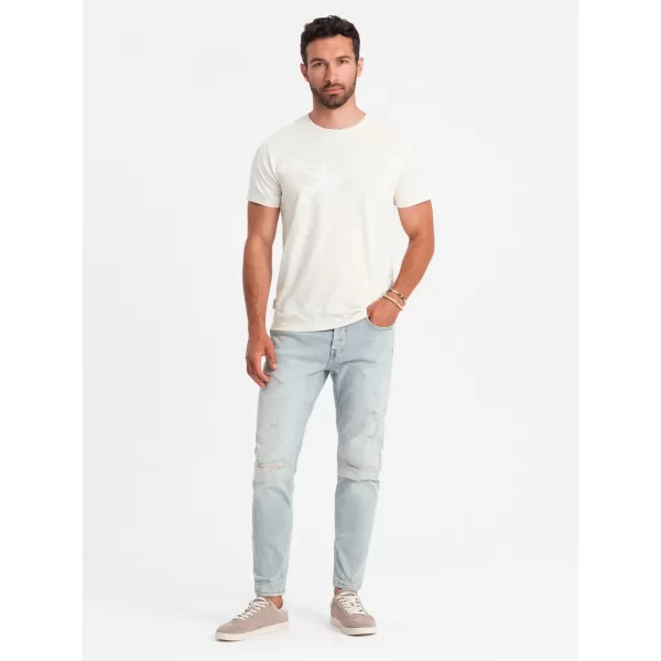  Srajca OMBRE OM-TSFP-0184 SMETANA 