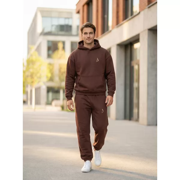  Moški pulover ALTISPORT BYB/ALM002BY284 ČOKOLADNO RJAVA 