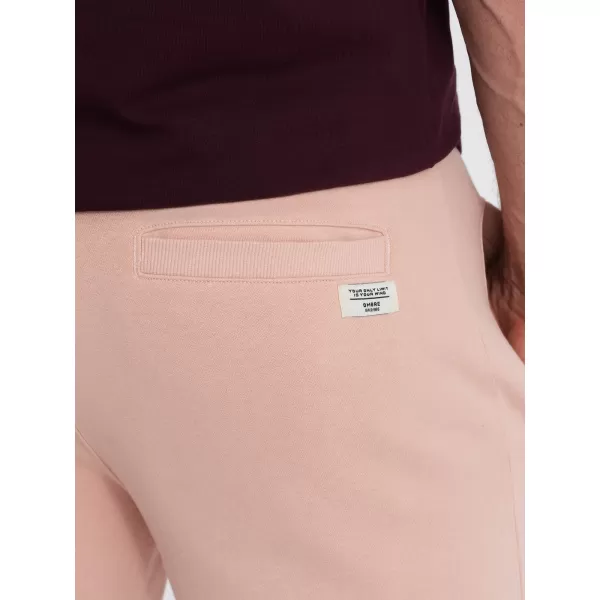  Kratke hlače OMBRE OM-SRBS-0139 V PRAHU ROZA 