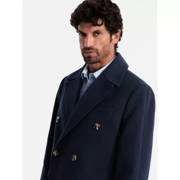  Moški plašč OMBRE OM-COWC-0109 INDIGO 