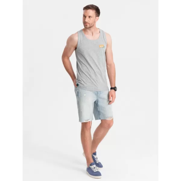 Tank Top OMBRE OM-TSTT-0191 SIVA MELANGE 