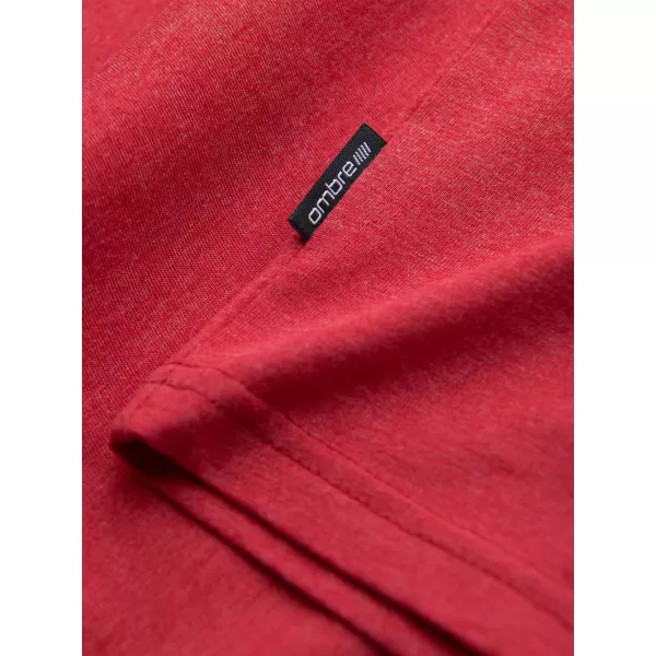  Srajca OMBRE OM-TSBS-0145 RDEČA MELANGE 