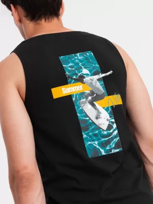 Tank Top OMBRE OM-TSTT-0191 ČRN