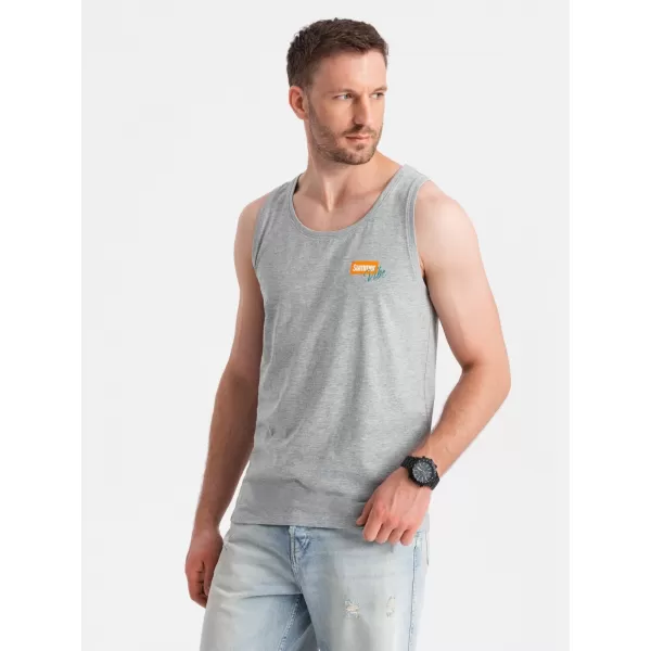  Tank Top OMBRE OM-TSTT-0191 SIVA MELANGE 