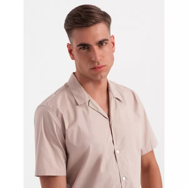  Srajca OMBRE OM-SHSS-0168 SVETLO RJAVA 